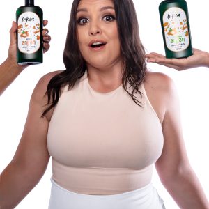 Shampoo de argán & aceite esencial de menta 360gr
